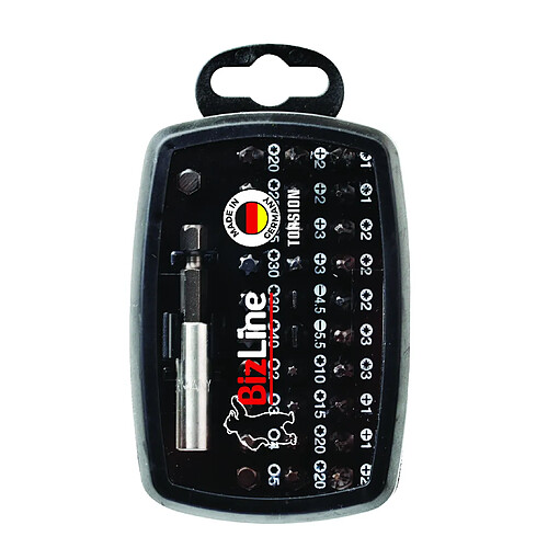 Bizline Coffret embouts de vissage - 32 pièces