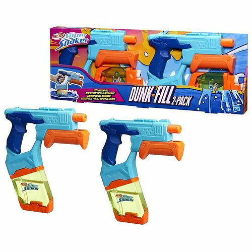 Nerf Super Soaker Dunk-Fill, pack de 2 blasters à eau