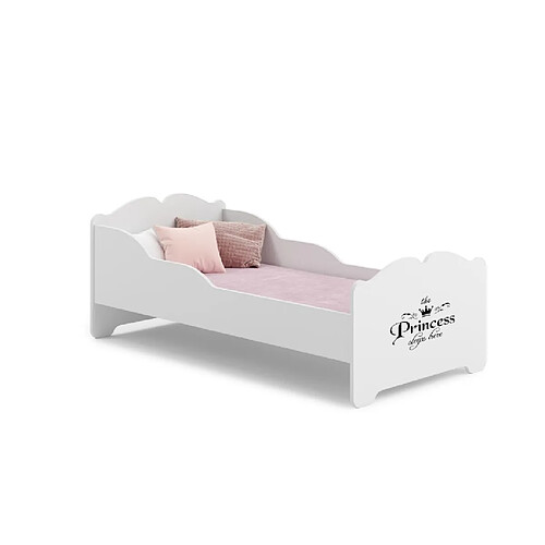 1001jouets Lit enfant ANNI PRINCESS 140x70 avec Matelas