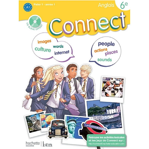 Connect anglais 6e, palier 1 année 1 · Occasion