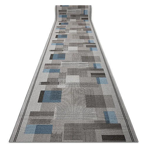 RUGSX Tapis de couloir LISTRA - Gris 80x140 cm