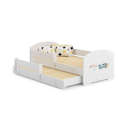 1001jouets Lit enfant 160x80 AVION