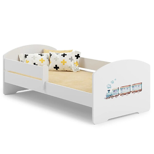 1001jouets Lit enfant 140x70 Train