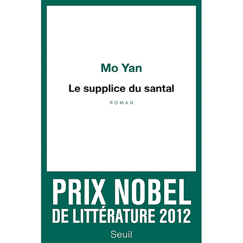 Le supplice du santal · Occasion