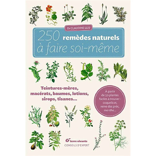 250 remèdes naturels à faire soi-même : teintures mères, macérats, baumes, lotions, sirops, tisanes... · Occasion