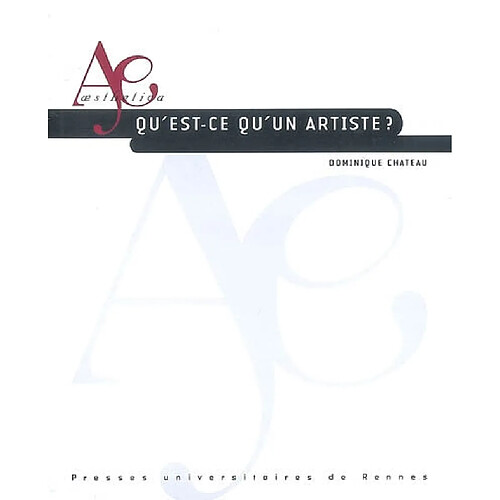 Qu'est-ce qu'un artiste ?