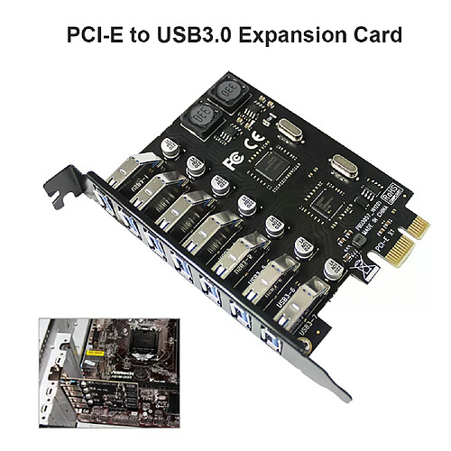 Carte contrôleur USB 3.0 PCIe