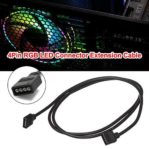 Connecteur bande LED RVB 4 broches