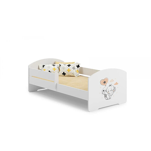 Kobi Lit enfant Luk Bar 140x70 Éléphant