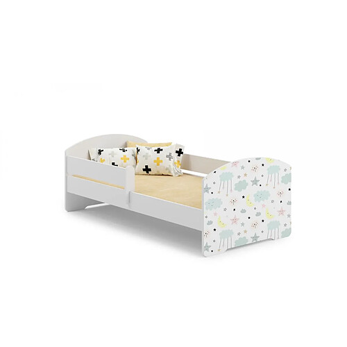 Kobi Lit enfant Luk Bar 160x80 Étoiles