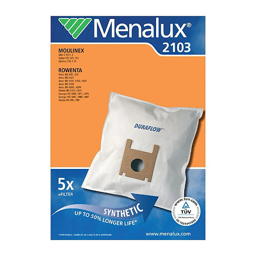 Menalux Sacs aspirateur avec micro-filtre