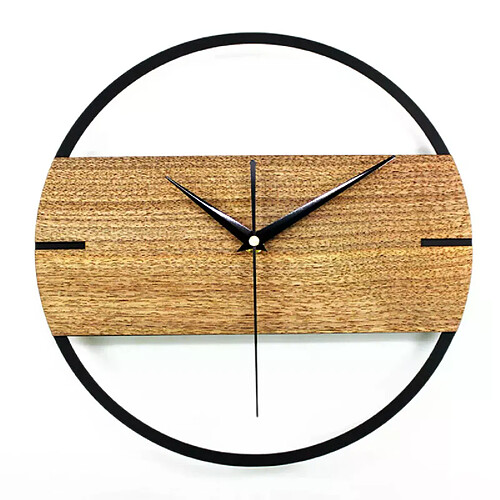 Horloge murale analogique - Beige