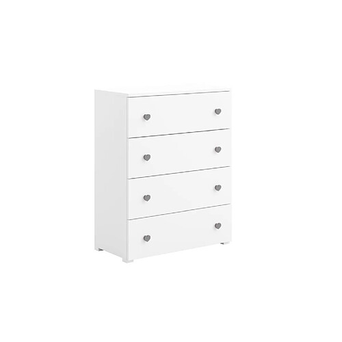 1001jouets Commode Mimi enfant - Blanc