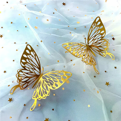 Autocollants papillons effet miroir