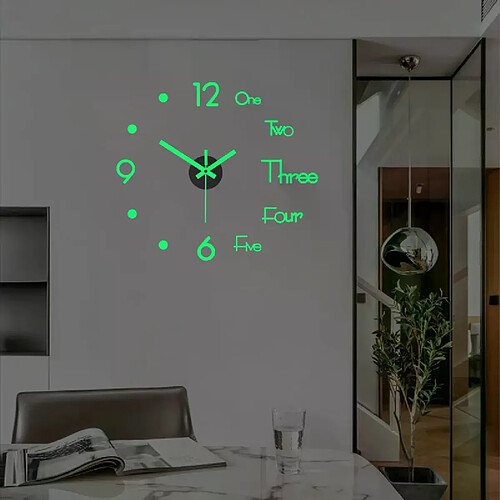 Horloge murale design acrylique - Rouge