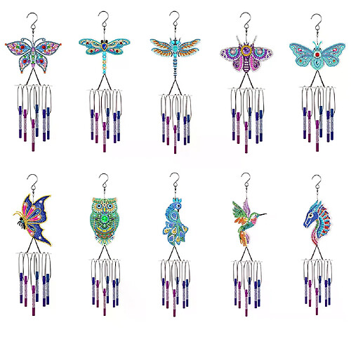Sans Marque Pendentif carillon animal bijou