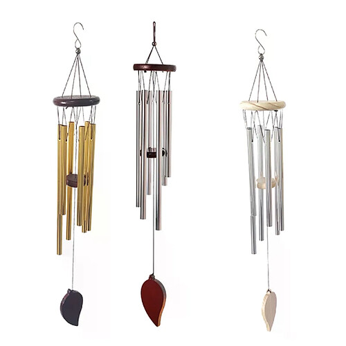 Carillon en bois massif et aluminium