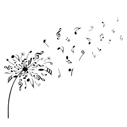 Autocollant note de musique