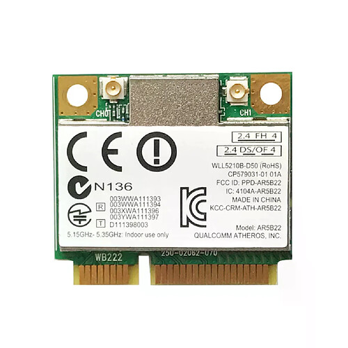 Adaptateur sans fil Mini PCI-E Bluetooth 4.0
