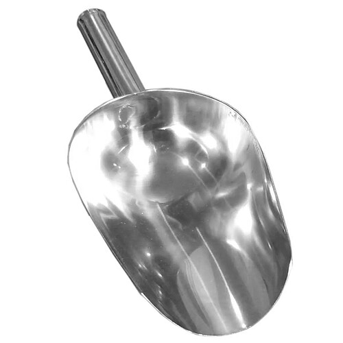 Monstershop Pelle à Popcorn en Acier Inoxydable Gris 0.10kg