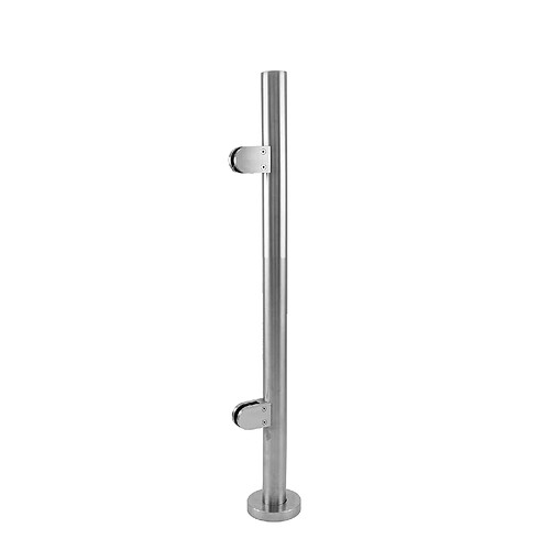 Monstershop Poteau de Garde-Corps en Acier - Pièce d'Extrémité 90 cm