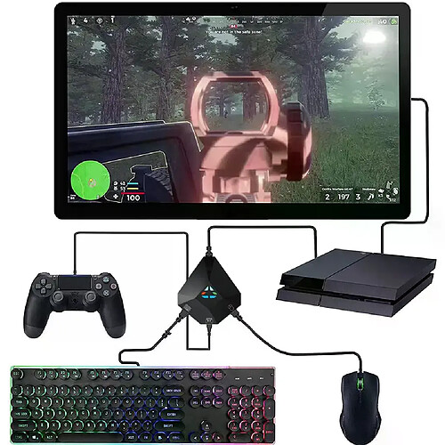 Adaptateur de clavier et souris pour PS4/Xbox/Switch