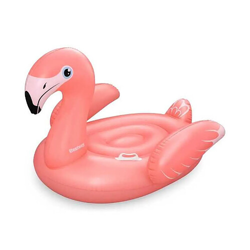 Bestway Bouée flamant rose Flamenco - 168 x 120 cm - Rose