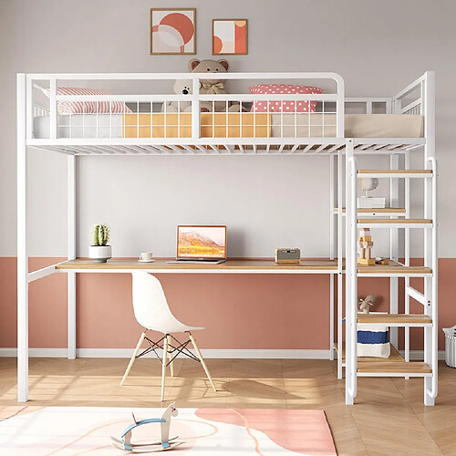 KOMHTOM Lit Mezzanine Bébé