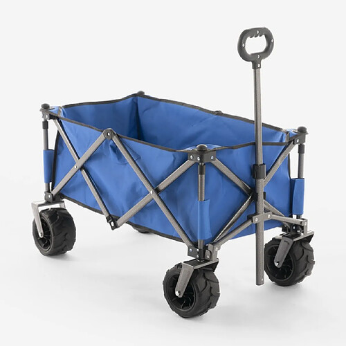Stark Chariot pliant à 4 roues 100kg pour la plage et le jardin Sandy