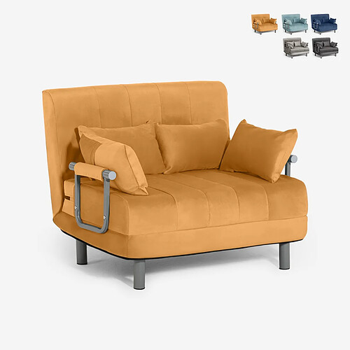 LE ROI DU RELAX Fauteuil-lit Deborah Twin Lux - Beige