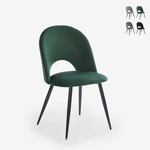 Ahd Amazing Home Design Chaise Zarda - Vert foncé