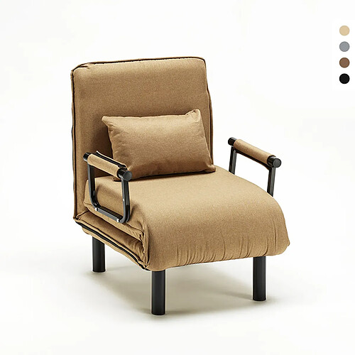 LE ROI DU RELAX Fauteuil convertible Deborah - Beige