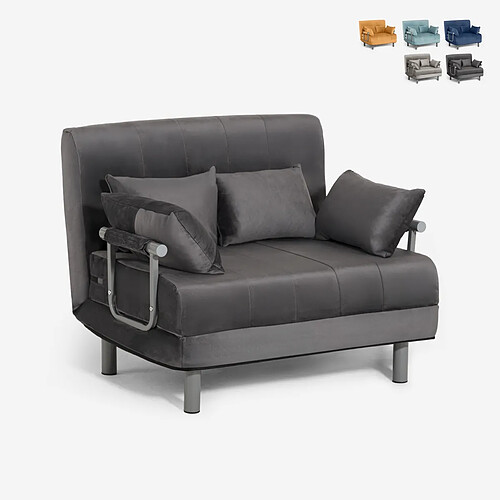 LE ROI DU RELAX Deborah Twin Lux - Gris foncé