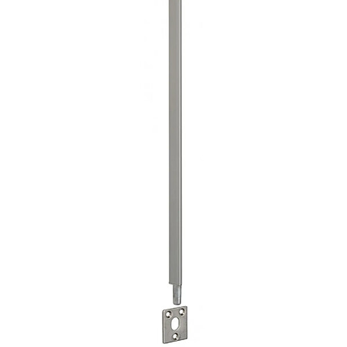 Vachette Crémone pompier pour porte - Gris