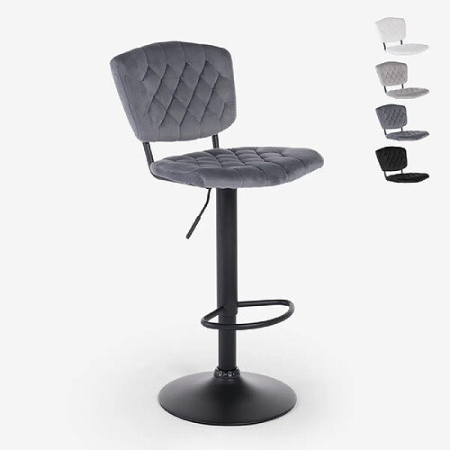 Superstool Tabouret de bar Toronto - Gris foncé