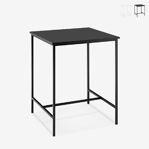 Ahd amazing home design Table haute Zakis - Noir