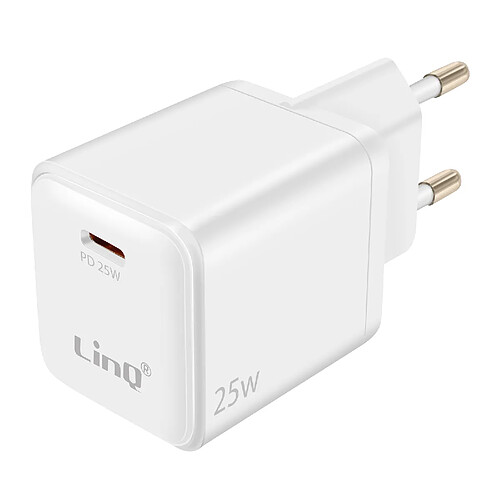LinQ Chargeur Secteur USB-C PD 25W Blanc