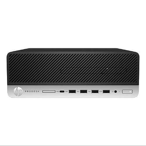 Hp ProDesk 600 G4 SFF - Noir et argent · Reconditionné