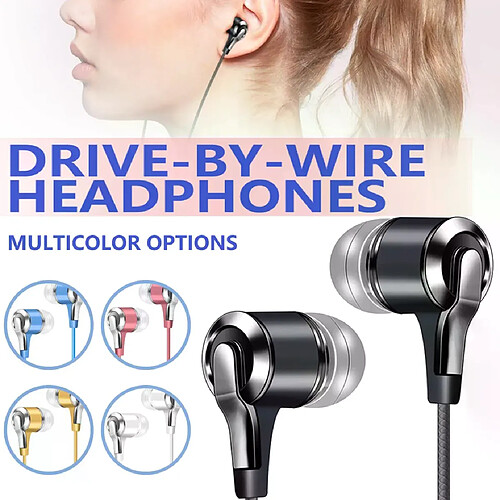 Écouteurs intra-auriculaires sport - Noir
