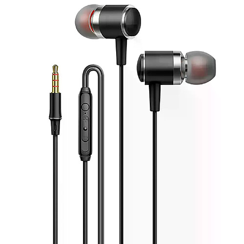 Écouteurs intra-auriculaires filaires - Rouge
