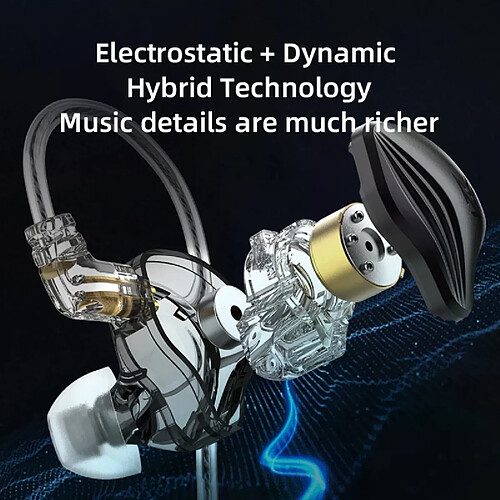 Écouteurs intra-auriculaires - Noir