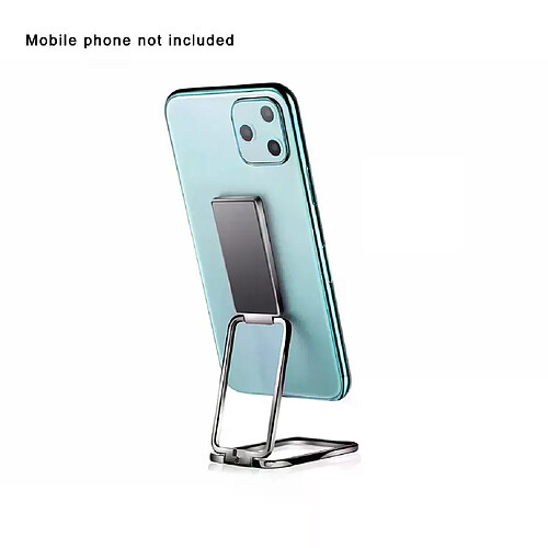 Support Téléphone Portable Pliable avec Boucle à Anneau - Métal