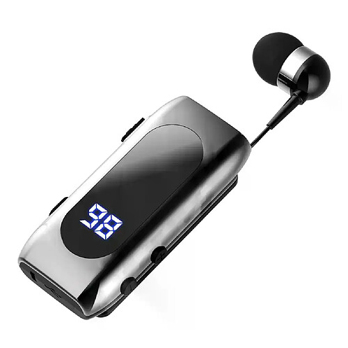 Oreillette Bluetooth mono voiture - Argent