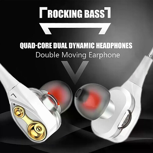 Écouteurs intra-auriculaires - Blanc