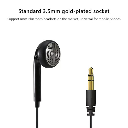Écouteurs intra-auriculaires - Noir