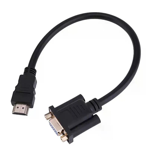 Câble HDMI mâle vers VGA 30cm