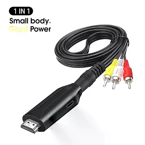 Adaptateur HDMI vers RCA AV