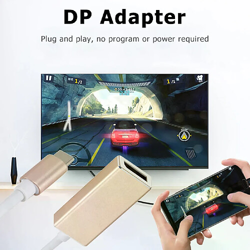 Câble adaptateur USB-C à DP