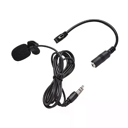 Microphone à clip actif avec adaptateur audio USB