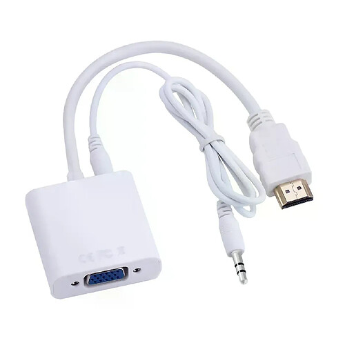 Adaptateur HDMI vers VGA avec Câble Audio